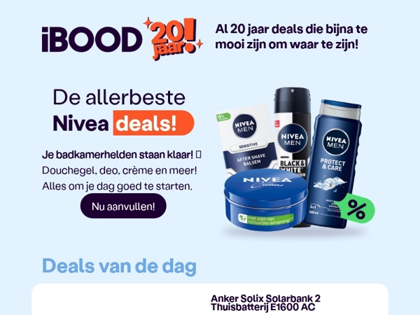 Nu: Anker Solix Solarbank 2 Thuisbatterij E1600 AC voor slechts 499,00 !