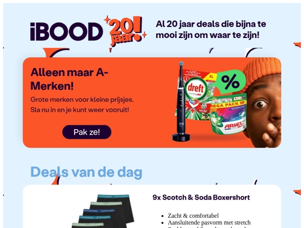 Nu: 9x Scotch & Soda Boxershort voor slechts 34,95 !