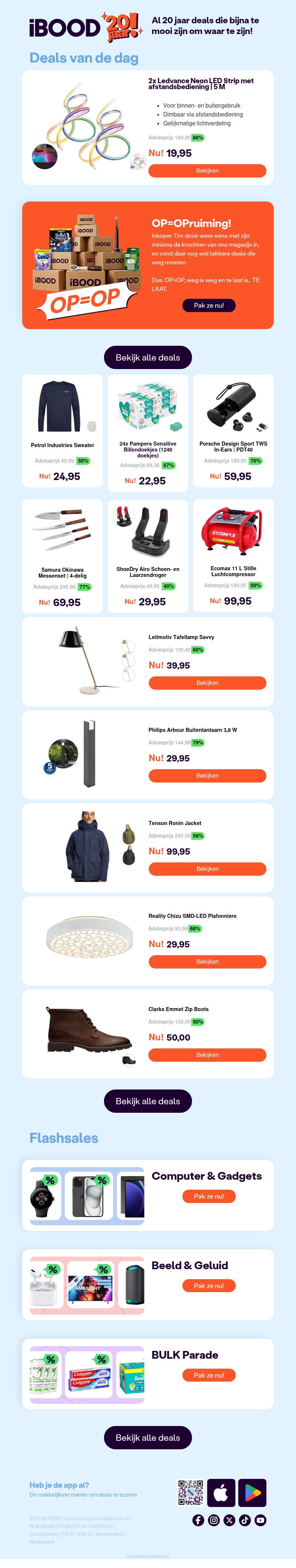Nu: 2x Ledvance Neon LED Strip met afstandsbediening | 5 M voor slechts 19,95 ! Nu: 2x Ledvance Neon LED Strip met afstandsbediening | 5 M voor slechts 19,95 !