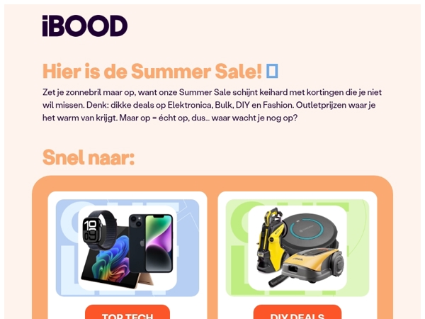 Summer Sale is hier! 🌞