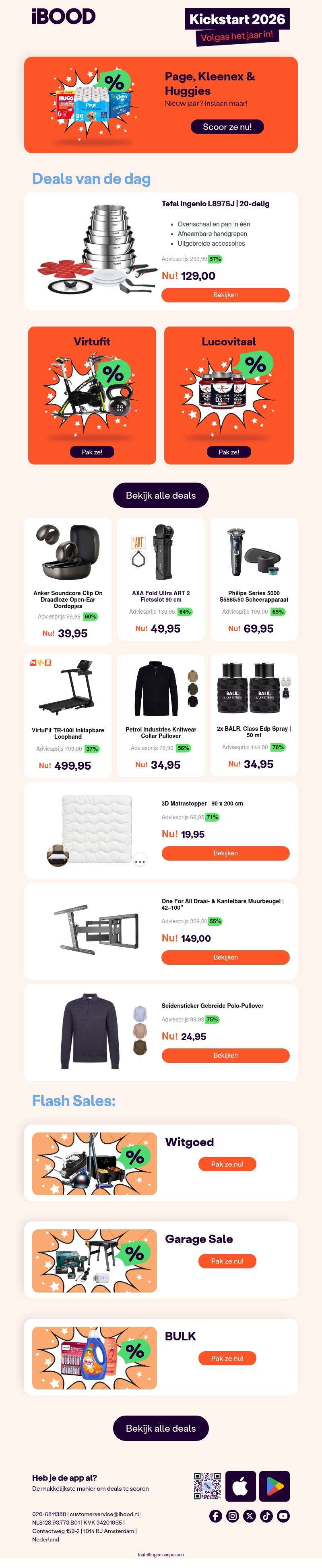 Kickstart: Tefal Ingenio L897SJ | 20-delig voor slechts 129,00 ! Kickstart: Tefal Ingenio L897SJ | 20-delig voor slechts 129,00 !