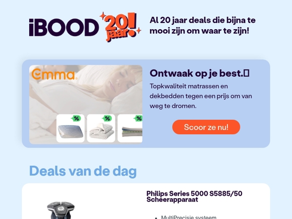 Nu: Philips Series 5000 S5885/50 Scheerapparaat voor slechts 69,95 !