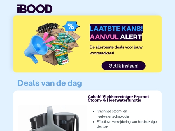 Nu: Achaté Vlekkenreiniger Pro met Stoom- & Heetwaterfunctie voor 99,95