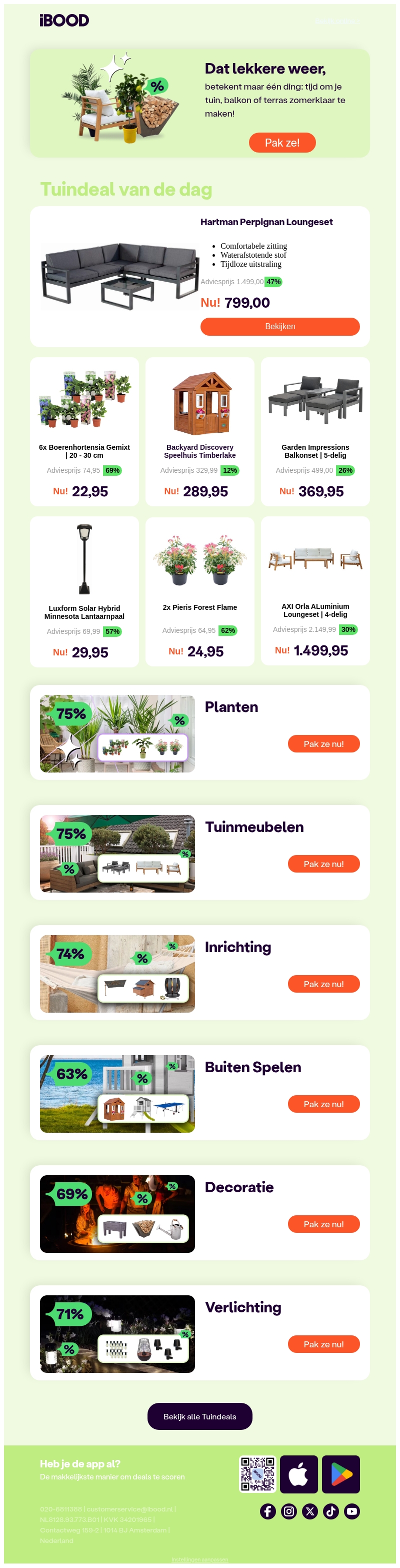 Start je Tuin met iBOOD! 🌱☀️ Start je Tuin met iBOOD! 🌱☀️