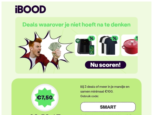 Nu: €7,50 korting op je bestelling! 🎁