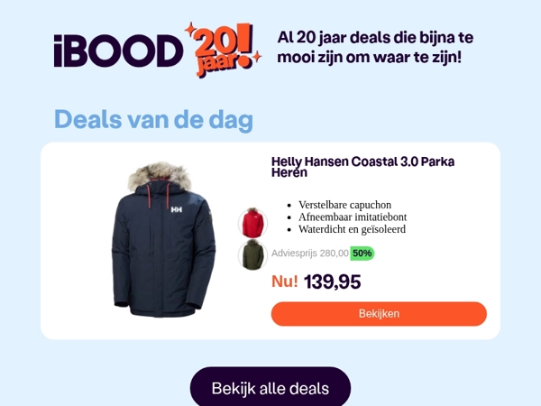 Nu: Helly Hansen Coastal 3.0 Parka Heren voor slechts 139,95 !