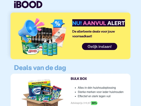 Nu: BULK BOX voor 99,95