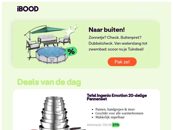 Nu: Tefal Ingenio Emotion 20-delige Pannenset voor slechts 129,00 !