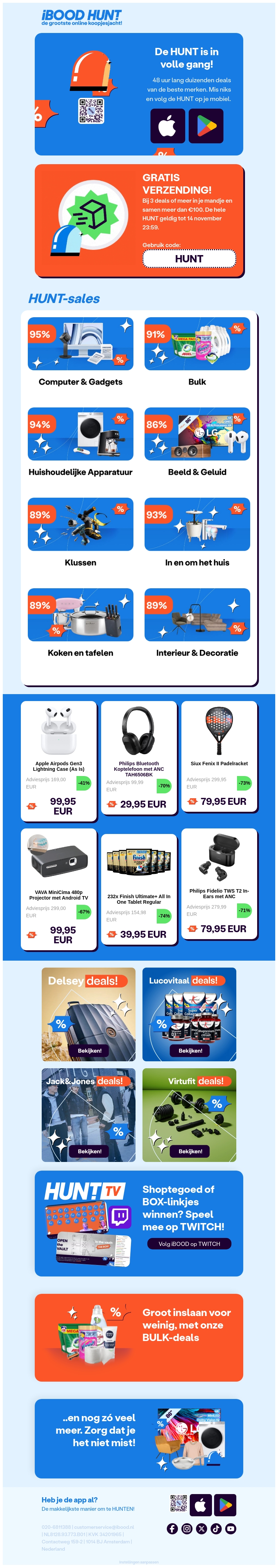 De HUNT is los! 🚨 De HUNT is los! 🚨