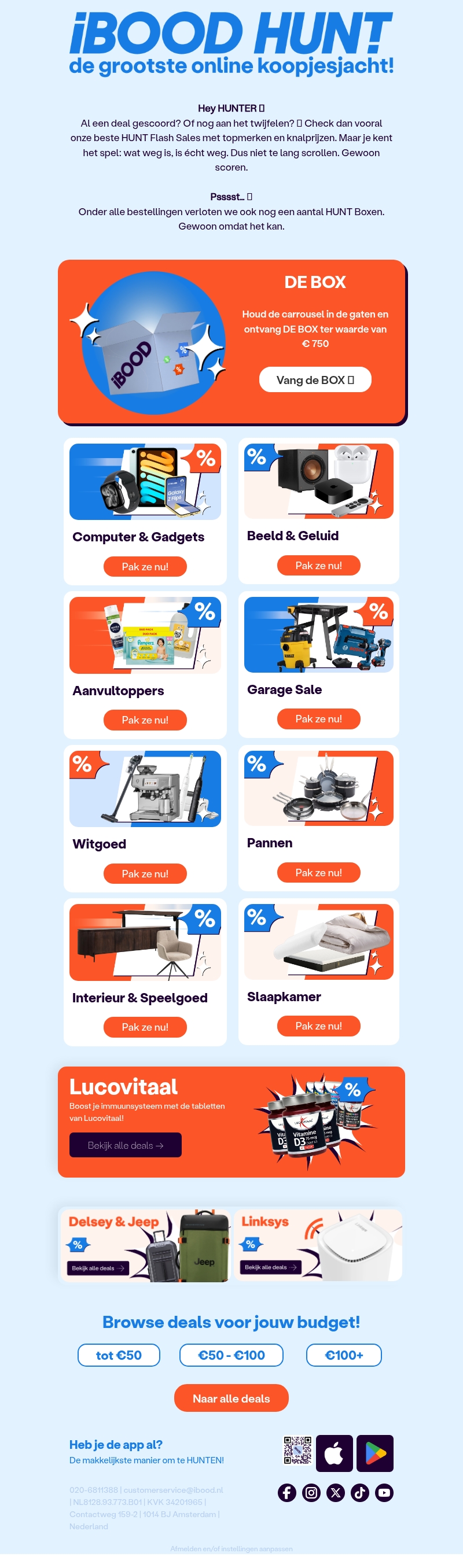 Elk uur een BOX t.w.v. €750 in de carrousel! 📦 Elk uur een BOX t.w.v. €750 in de carrousel! 📦