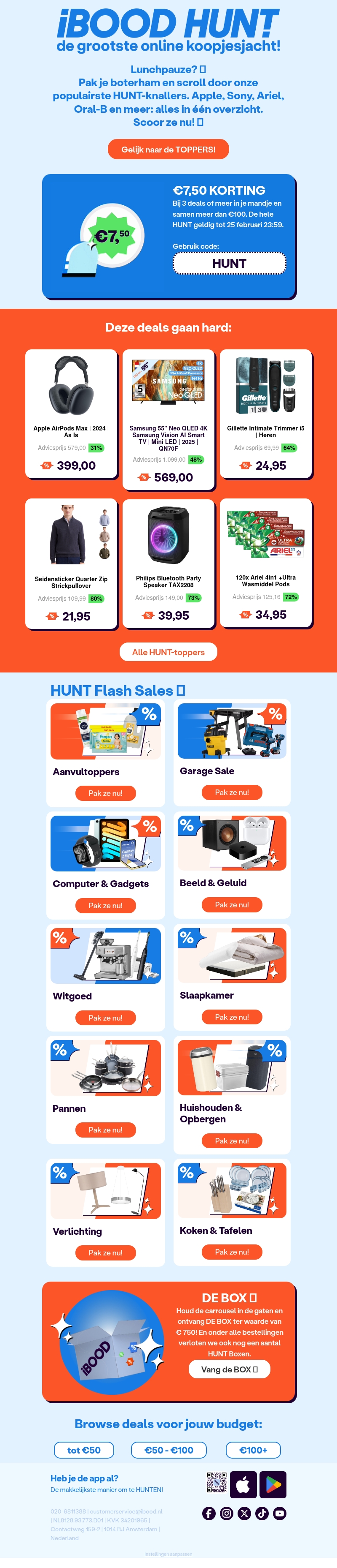 Lunchdeals! 🍔 Geniet van je bammetjes en scoor dikke deals! Lunchdeals! 🍔 Geniet van je bammetjes en scoor dikke deals!