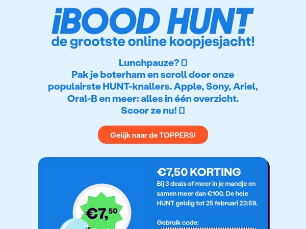 Lunchdeals! 🍔 Geniet van je bammetjes en scoor dikke deals!