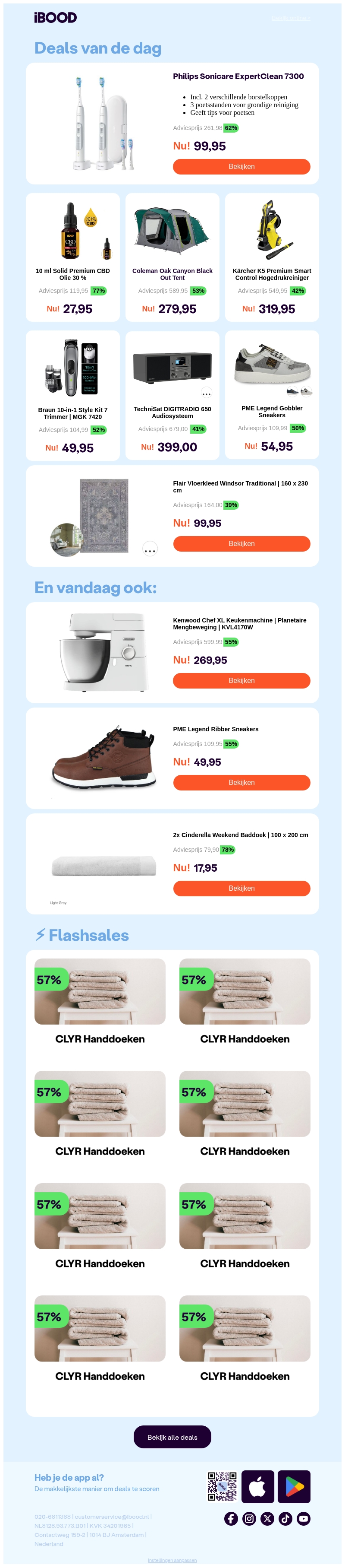 99,95 : Philips Sonicare ExpertClean 7300 99,95 : Philips Sonicare ExpertClean 7300