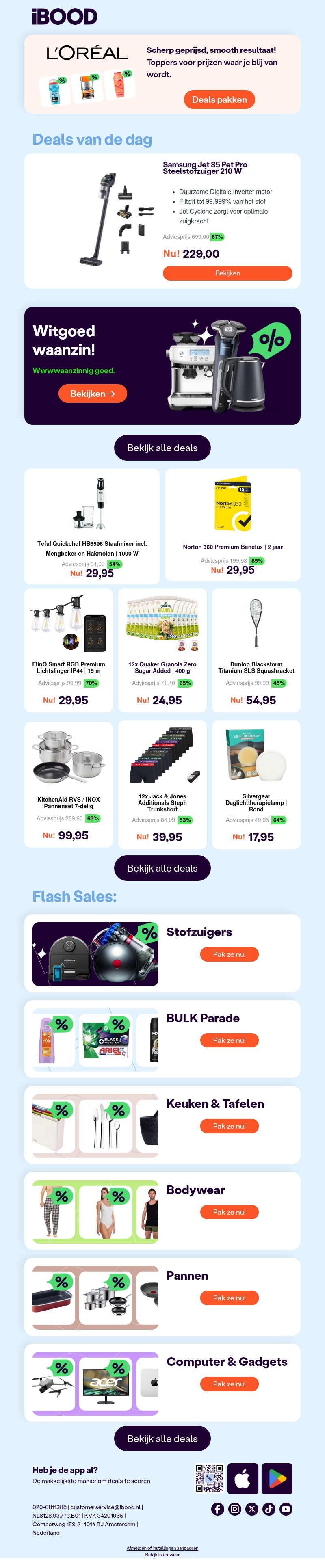 Nu: Samsung Jet 85 Pet Pro Steelstofzuiger 210 W voor slechts 229,00 ! Nu: Samsung Jet 85 Pet Pro Steelstofzuiger 210 W voor slechts 229,00 !