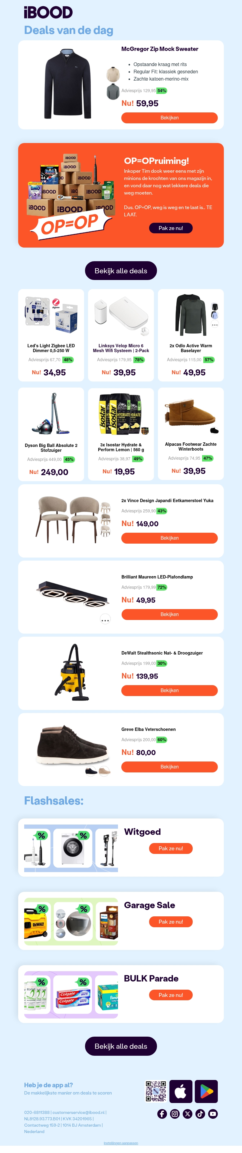 Nu: McGregor Zip Mock Sweater voor slechts 59,95 ! Nu: McGregor Zip Mock Sweater voor slechts 59,95 !
