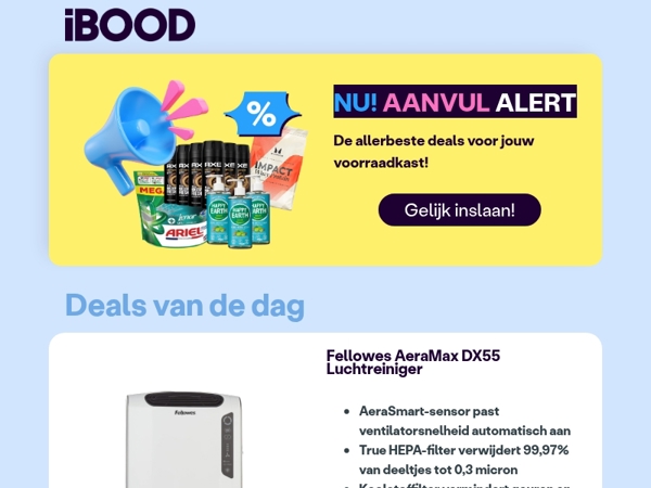 Nu: Fellowes AeraMax DX55 Luchtreiniger voor slechts 39,95 !