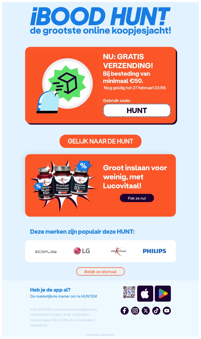 🚨 NU GRATIS VERZENDING vanaf €50 🚨 NU GRATIS VERZENDING vanaf €50