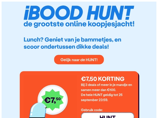 Lunchdeals! 🍔 Geniet van je bammetjes en scoor dikke deals!