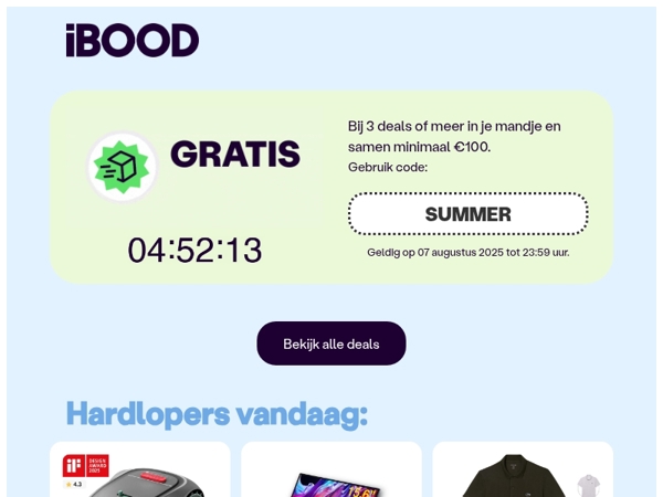 Nu: GRATIS Verzending! 📦