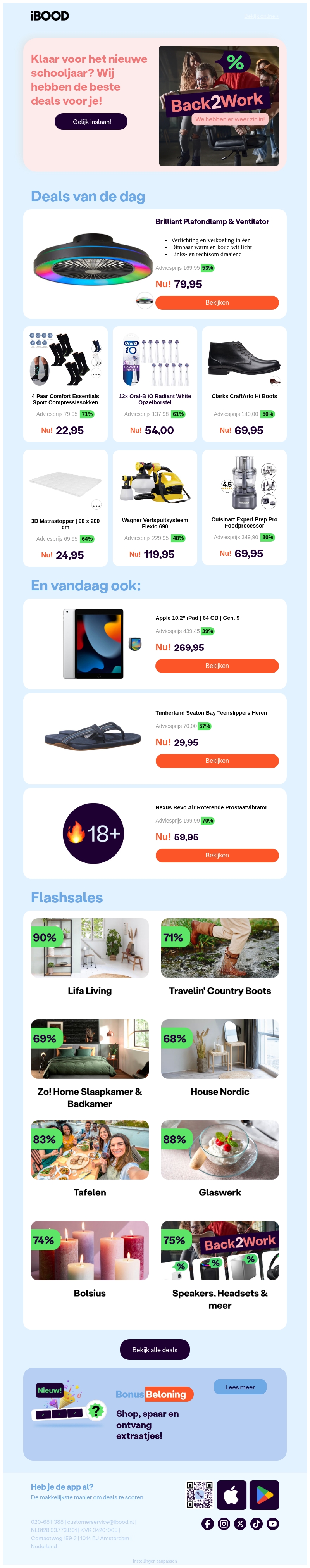 ❗️NU: 79,95 Brilliant Plafondlamp & Ventilator ❗️NU: 79,95 Brilliant Plafondlamp & Ventilator