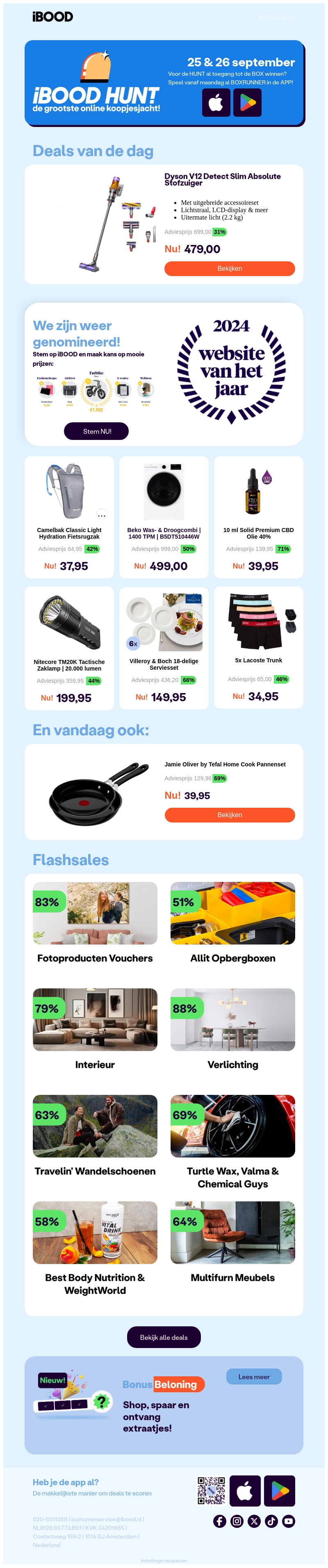 NU: Dyson V12 Detect Slim Absolute Stofzuiger | Nitecore TM20K Tactische Zaklamp | 20.000 lumen | Villeroy & Boch 18-delige Serviesset | NU: Dyson V12 Detect Slim Absolute Stofzuiger | Nitecore TM20K Tactische Zaklamp | 20.000 lumen | Villeroy & Boch 18-delige Serviesset |