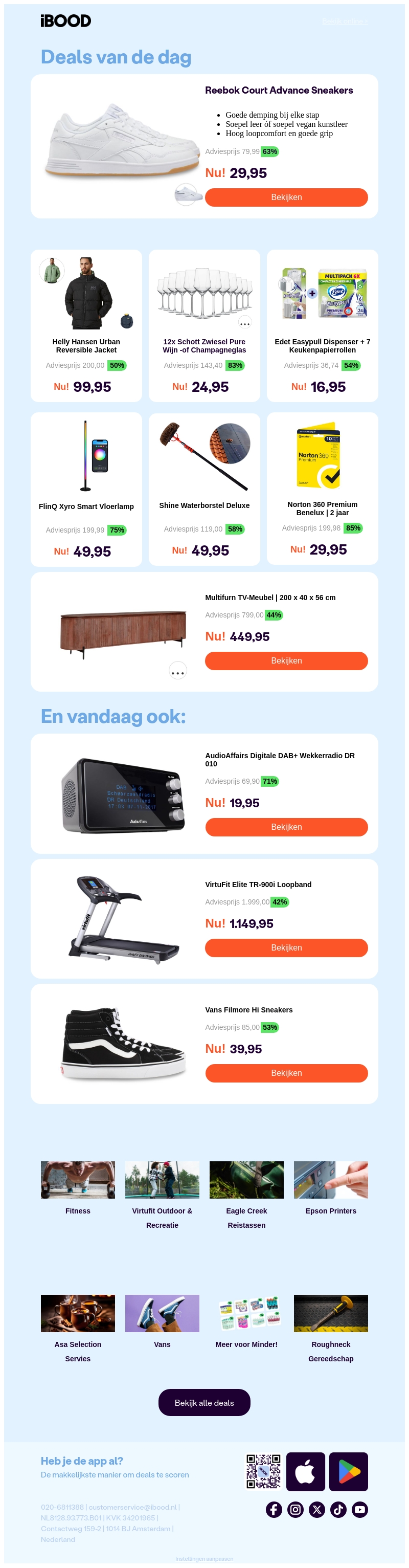 NU: Reebok Court Advance Sneakers | FlinQ Xyro Smart Vloerlamp | Shine Waterborstel Deluxe | NU: Reebok Court Advance Sneakers | FlinQ Xyro Smart Vloerlamp | Shine Waterborstel Deluxe |