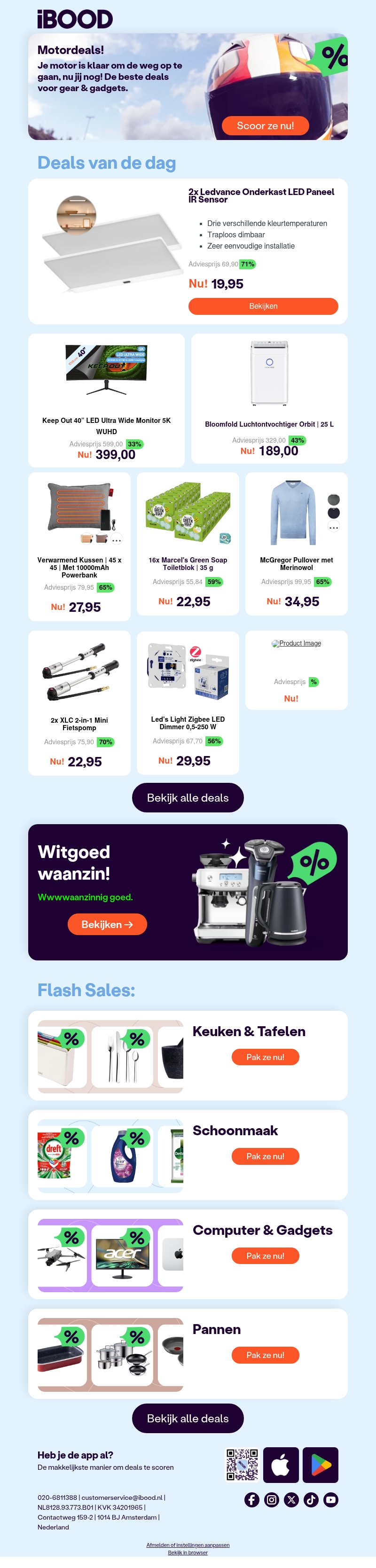 Nu: 2x Ledvance Onderkast LED Paneel IR Sensor voor 19,95 Nu: 2x Ledvance Onderkast LED Paneel IR Sensor voor 19,95