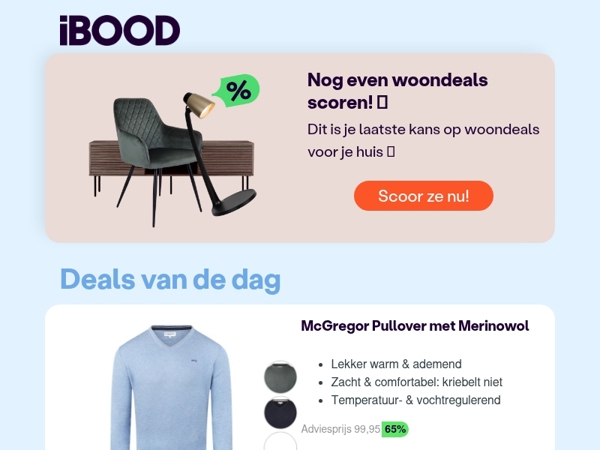 Nu: McGregor Pullover met Merinowol voor 34,95