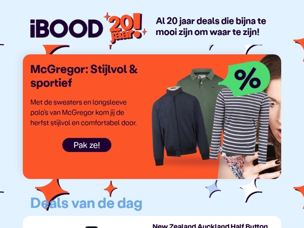Nu: New Zealand Auckland Half Button Pullover | Heren voor 59,95