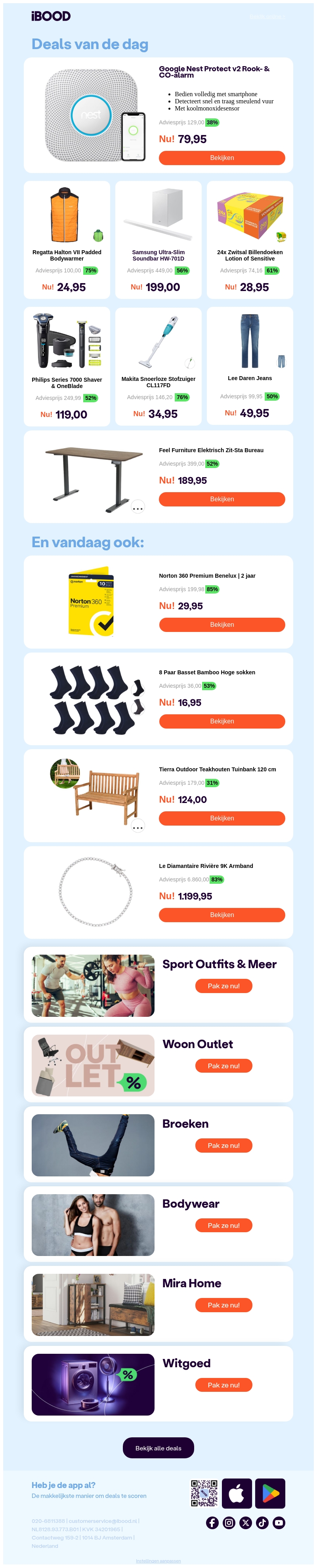 NU! 79,95 Google Nest Protect v2 Rook- & CO-alarm NU! 79,95 Google Nest Protect v2 Rook- & CO-alarm