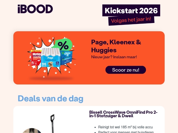 Nu: Bissell CrossWave OmniFind Pro 2-in-1 Stofzuiger & Dweil voor slechts 129,00 !