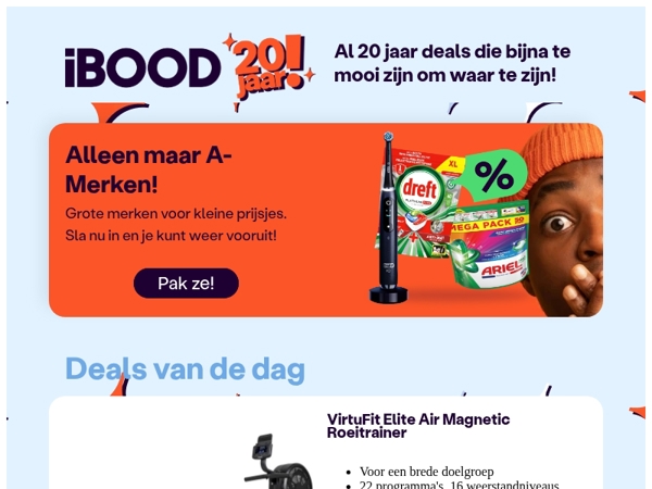 Nu: VirtuFit Elite Air Magnetic Roeitrainer voor slechts 399,95 !