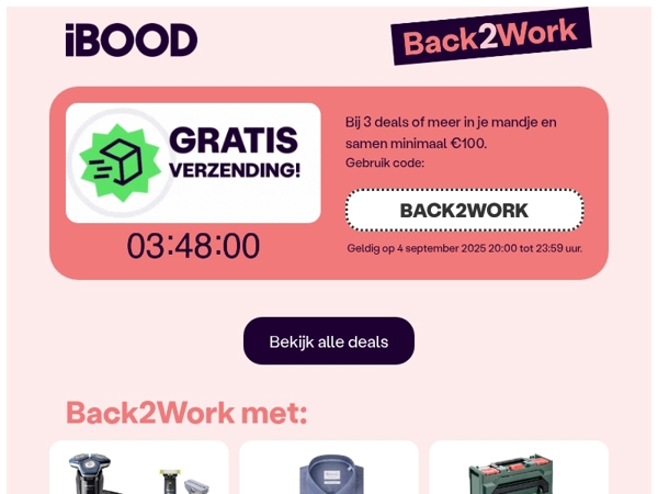Nu: GRATIS Verzending! 📦
