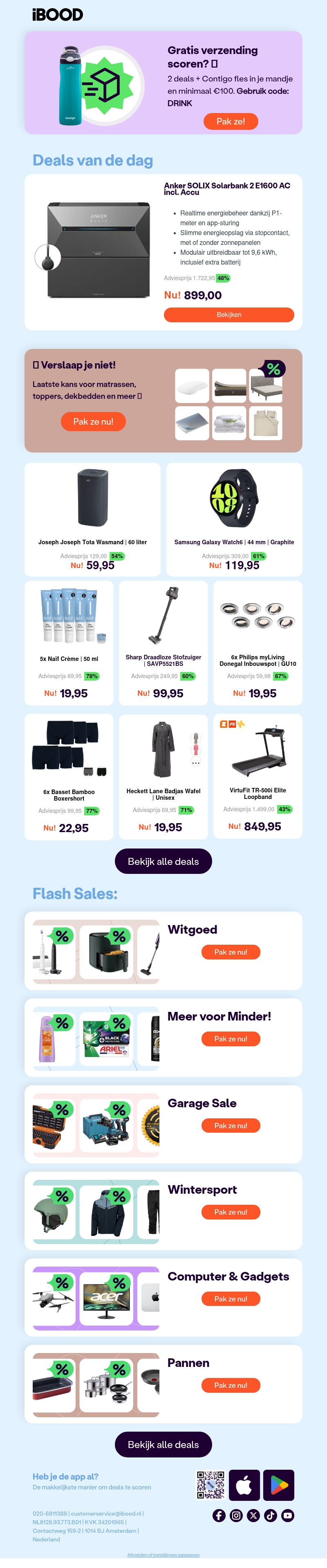Nu: Anker SOLIX Solarbank 2 E1600 AC incl. Accu voor slechts 899,00 ! Nu: Anker SOLIX Solarbank 2 E1600 AC incl. Accu voor slechts 899,00 !