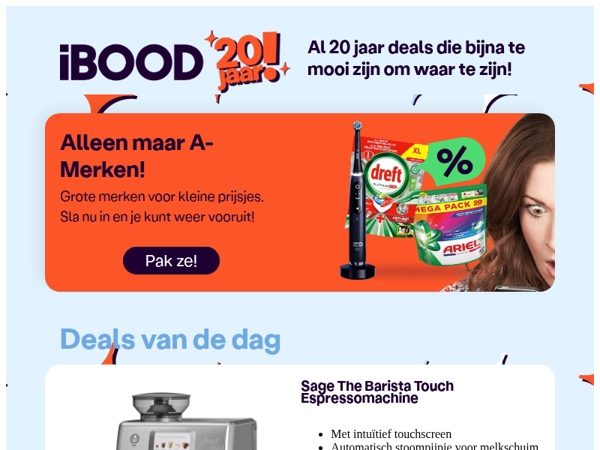 Nu: Sage The Barista Touch Espressomachine voor slechts 699,00 !