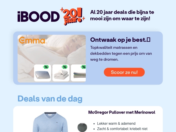 Nu: McGregor Pullover met Merinowol voor 49,95