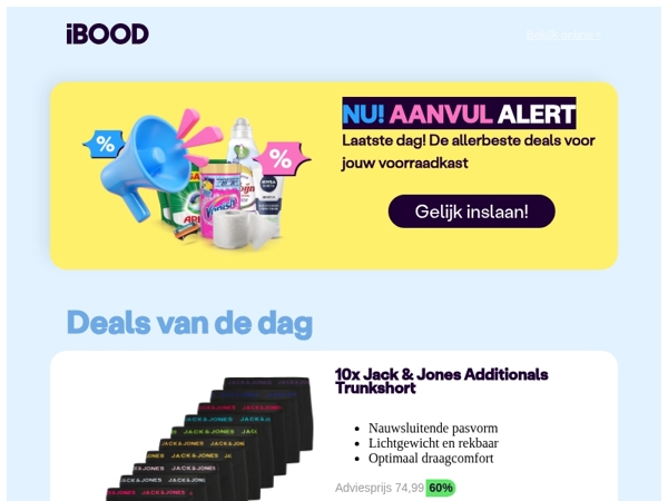 Nu:  voor slechts