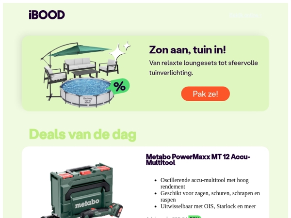 Nu: Metabo PowerMaxx MT 12 Accu-Multitool voor slechts 129,95 !