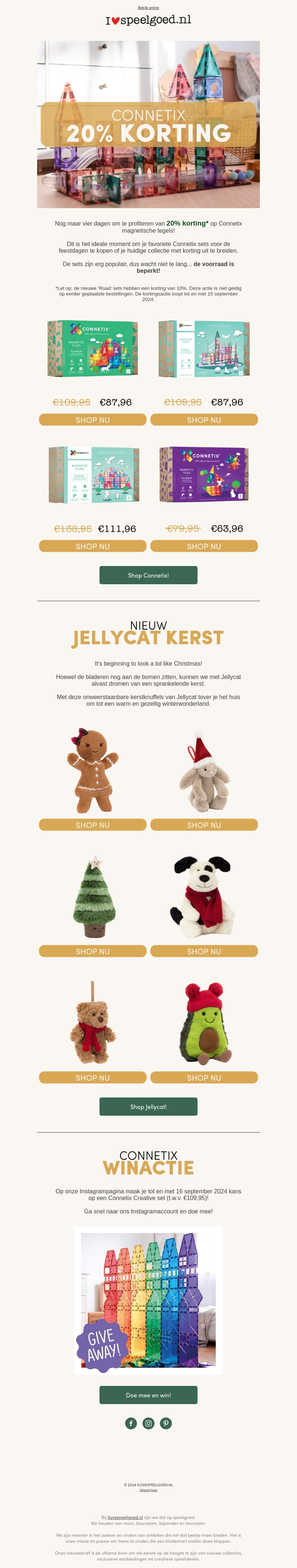 Nog vier dagen 20% KORTING op Connetix! ⏰ Nog vier dagen 20% KORTING op Connetix! ⏰