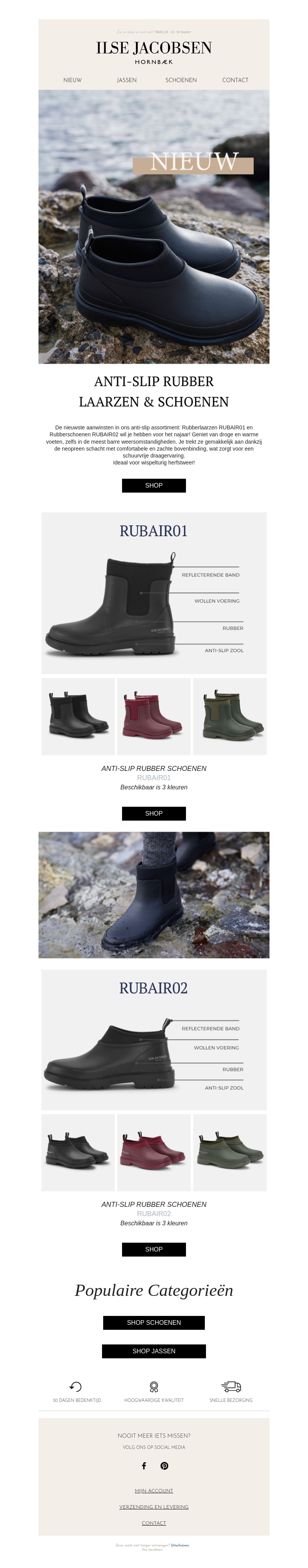 Anti-Slip Rubber Laarzen & Schoenen Anti-Slip Rubber Laarzen & Schoenen