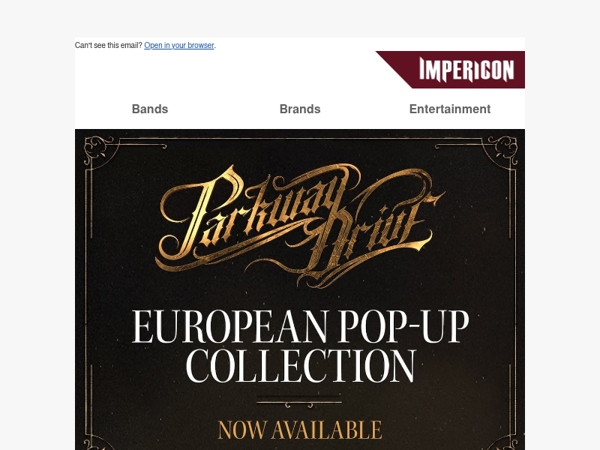 Parkway Drive: De exclusieve Pop-Up Collection staat online! 🤘🔥