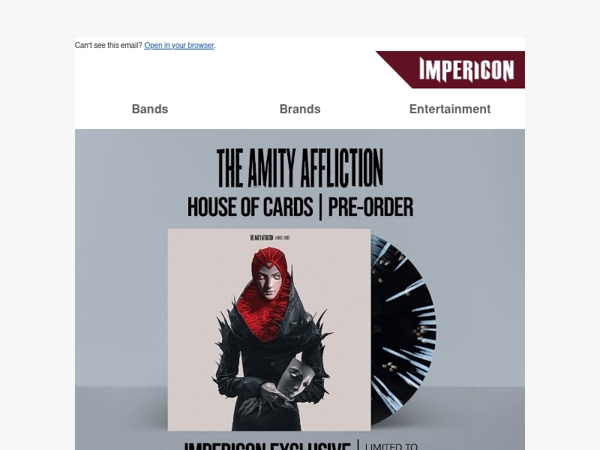 🃏 Nieuwe albums: The Amity Affliction, Inferi & Bodysnatcher