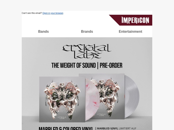 🔥Crystal Lake, Ghost, Dayseeker - Nu vooruitbestellen!