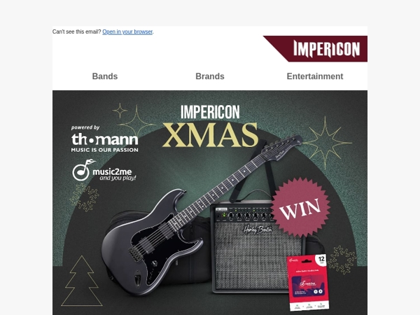 🎁 Deurtje 10: Win een Gitaarbundel van Thomann!