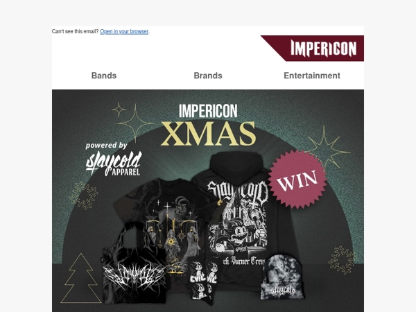 🎁 Deurtje 18: Win een pakket van Stay Cold Apparel!& Ontdek onze Metalcore Highlights