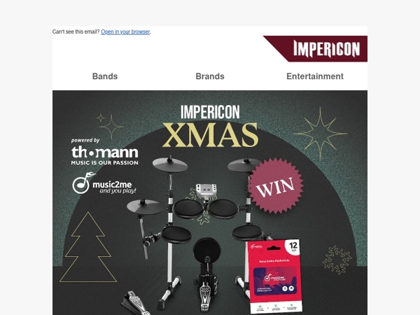 🎁 Deurtje 16: Win een E-Drum Set van Thomann!