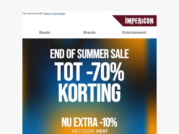 🔥 Nu tot -70% & -10% extra besparen in het Summer Sale Finale 🔥