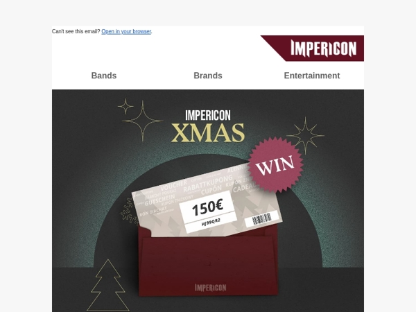 🎁 Deurtje 2: Win een Impericon cadeaubon van €150!