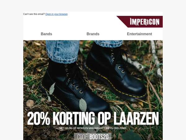 👢 20% korting = nieuwe boots? Yes! 🔥