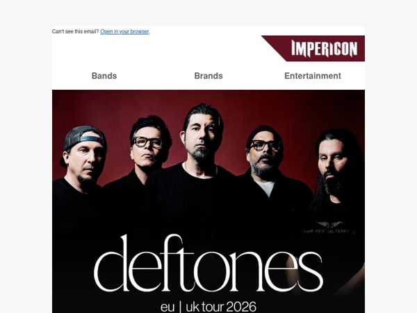 Deftones tourstart in Europa! 🐍